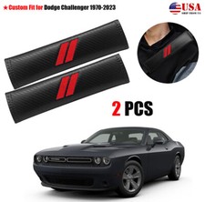 2pcs Car Safety Seat Belt Shoulder Pad Cover Comfortable For Dodge Challenger M7
