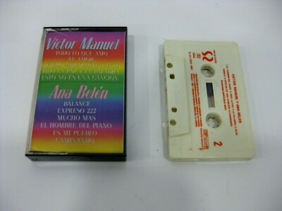 VICTOR MANUEL / ANA BELEN CASSETTE TODO LO QUE AMO-AY AMOR-BALANCE-EXPRESO 222..