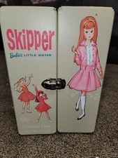VINTAGE 1964 MATTEL SPP SKIPPER BARBIE LITTLE SISTER SKIPPER CARRYING CASE