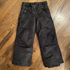 Champion C9 Black Snow Snowboard Ski Pants Sz S 6x Girls Kids Youth EUC