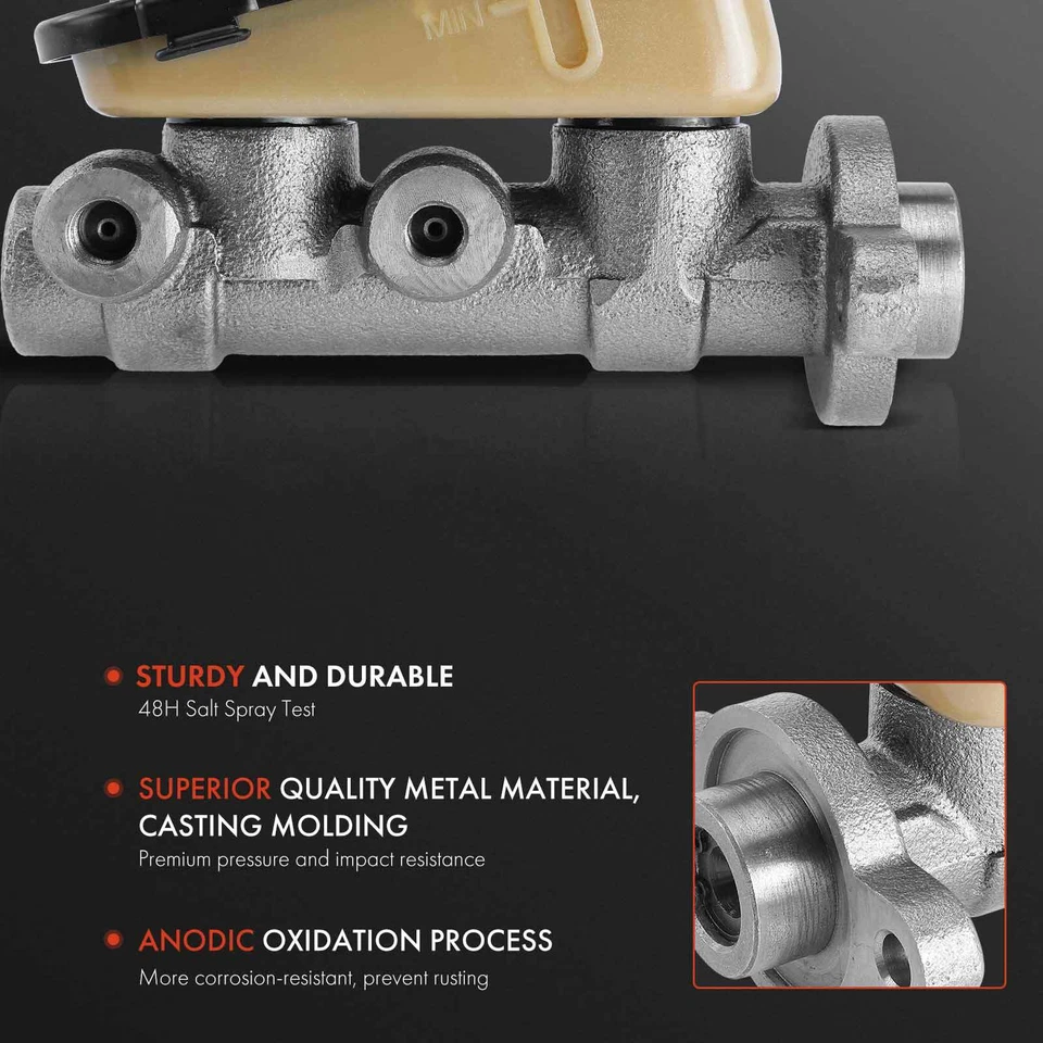 Cilindro maestro de freno con depósito para Chevrolet Malibu 1978-1980 GMC Buick Olds Foto 2 de 4