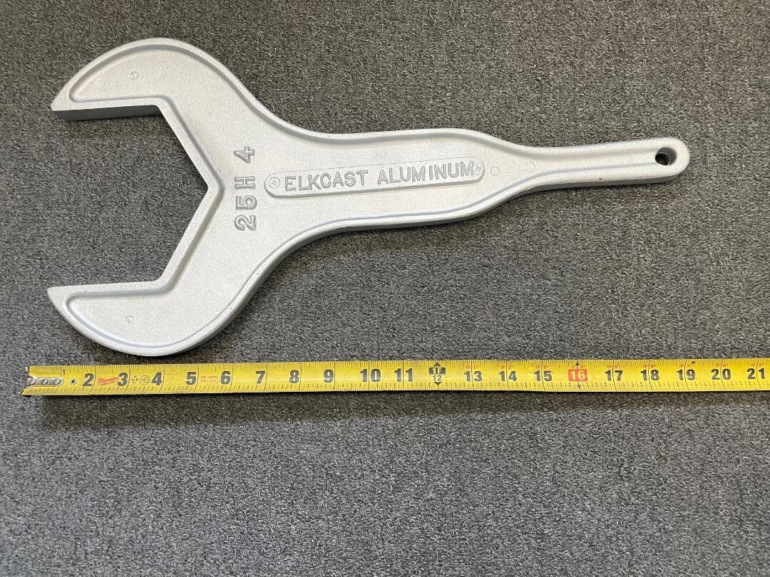 25H-1-1/2 TRI CLOVER Ladish Co. Aluminum Wrench Kenosha Wisconsin