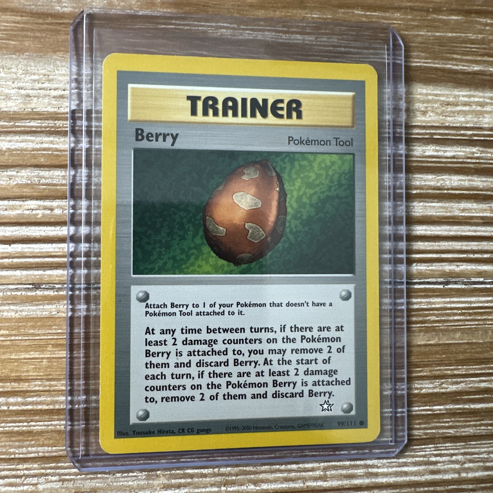 Pokemon Card Trainer Unlimited Vintage Berry 99/111 MP