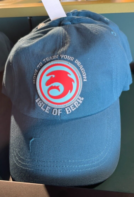 Epic Universe How To Train Your Dragon Isle of Berk Logo Blue Cap