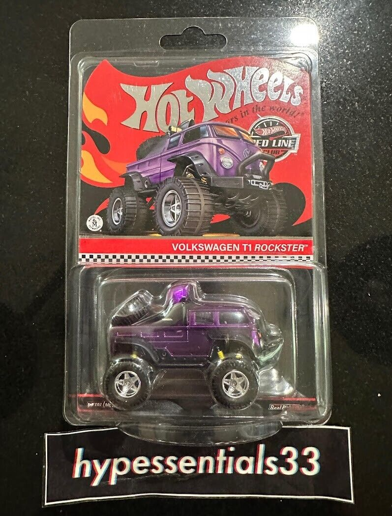 Hot Wheels RLC Exclusive – Volkswagen T1 Rockster Violet – Échelle 1:64 – N° 28,796 – Neuf