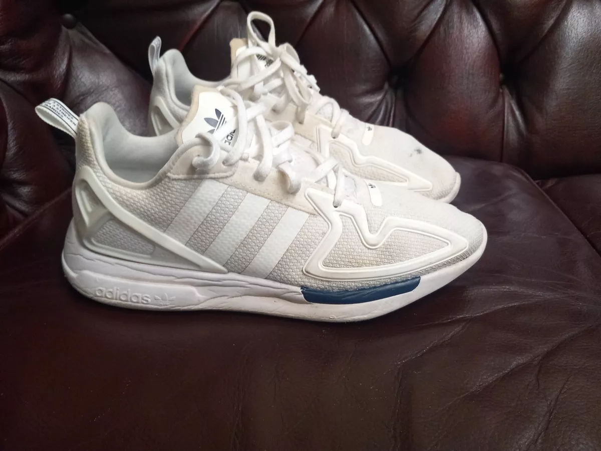 Adidas zx flux 2025 white size 8