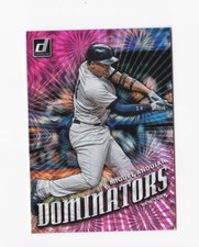 2019 Donruss Dominators Pink Firework #7 Miguel Andujar New York Yankees