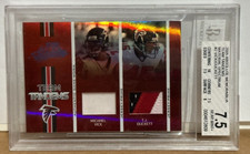 Michael Vick Duckett 2005 Absolute Memorabilia Team Tandems Jersey Patch #1/1 SP