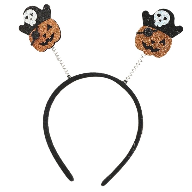 Punk Halloween Skull Headband Dark Gothic Role-Play Hair Hoop
