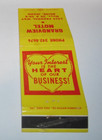 Matches Matchbook Cover Grandview Motel Boise, Idaho ID on Federal Way — photo 2
