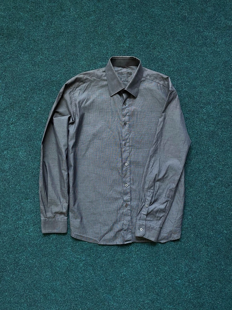 Robe homme GUCCI noire unie luxe boutonnée taille:M luxe