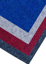 Nadelfilz (6€/m²) Star anthrazit blau rot grau 200 cm breite auf Vlies Rücken