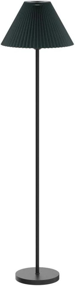 Moderna Elegante Lámpara de Pie Poste Negra Diseño Simple Lámpara Alta con Verde Oscuro... Foto 2 de 4