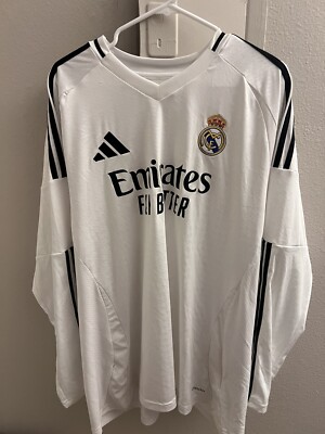 Authentic Longsleeve Real Madrid 24/25 Jersey | eBay