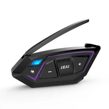 EJEAS MS8 Mesh 3.0 Motorcycle Helmet Intercom for 8 People Real Time 7 km Talk