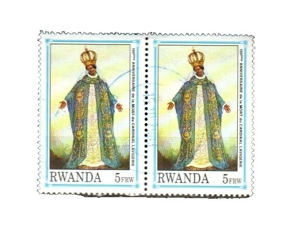 Arte, artista sellos de Ruanda