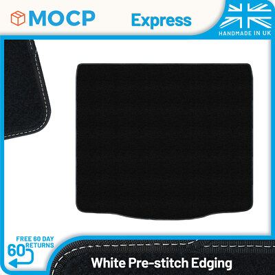 Express with White Pre-Stitch Trim Boot Mat to fit Fiat Tipo Hatchback 2015-p...