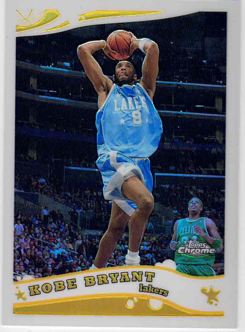 2005-06 Topps Chrome Kobe Bryant Refractor #40  - 743/999 Los Angeles Lakers