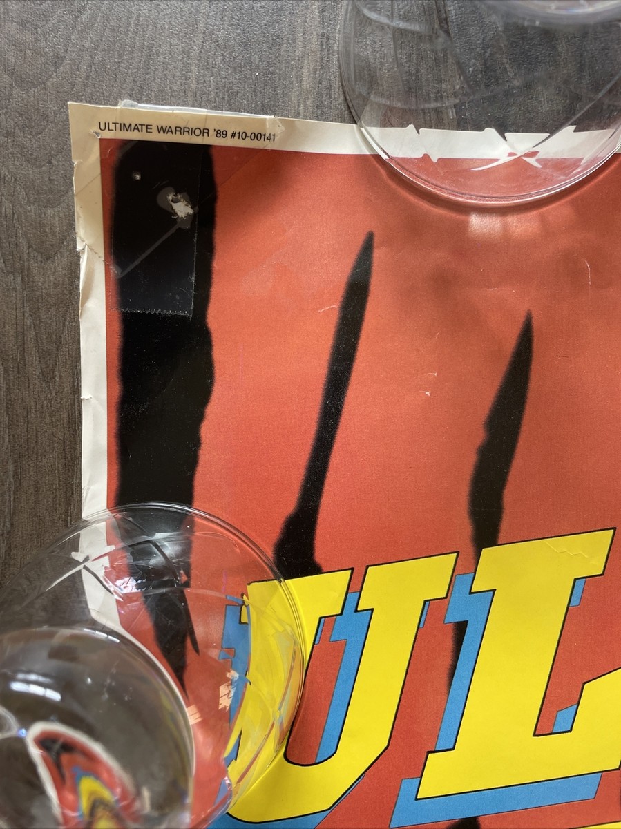 Ultimate Warrior WWF original poster 1989 wrestling | eBay