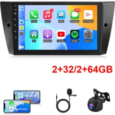 For BMW E90 M3 328i 335i 05-12 9" Android 15 Carplay Car Stereo GPS Wif BT Radio