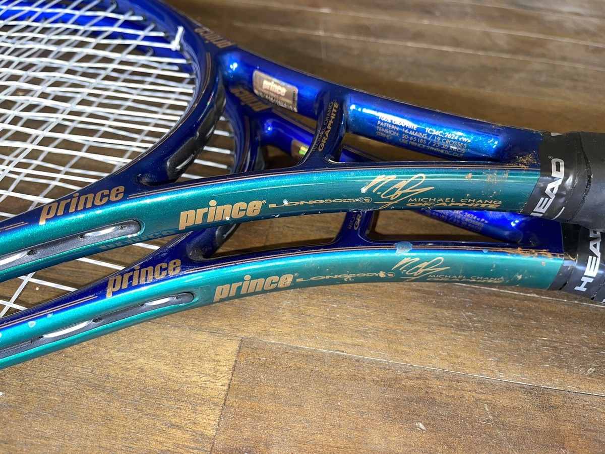 プリンステニスラケットMICHAEL CHANG Graphite Prince Michael Chang Graphite Longbody Oversize Precision