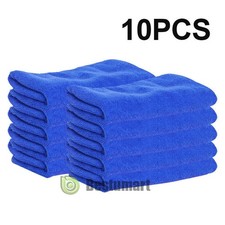 10PC Microfiber Cleaning Cloth Towel Rag Car Polishing No Scratch Auto Detailing