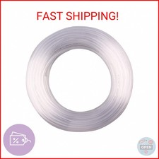 DERNORD PVC Tubing 1/8"ID X 1/4"OD Flexible Clear Vinyl Hose 100 Feet for Food G
