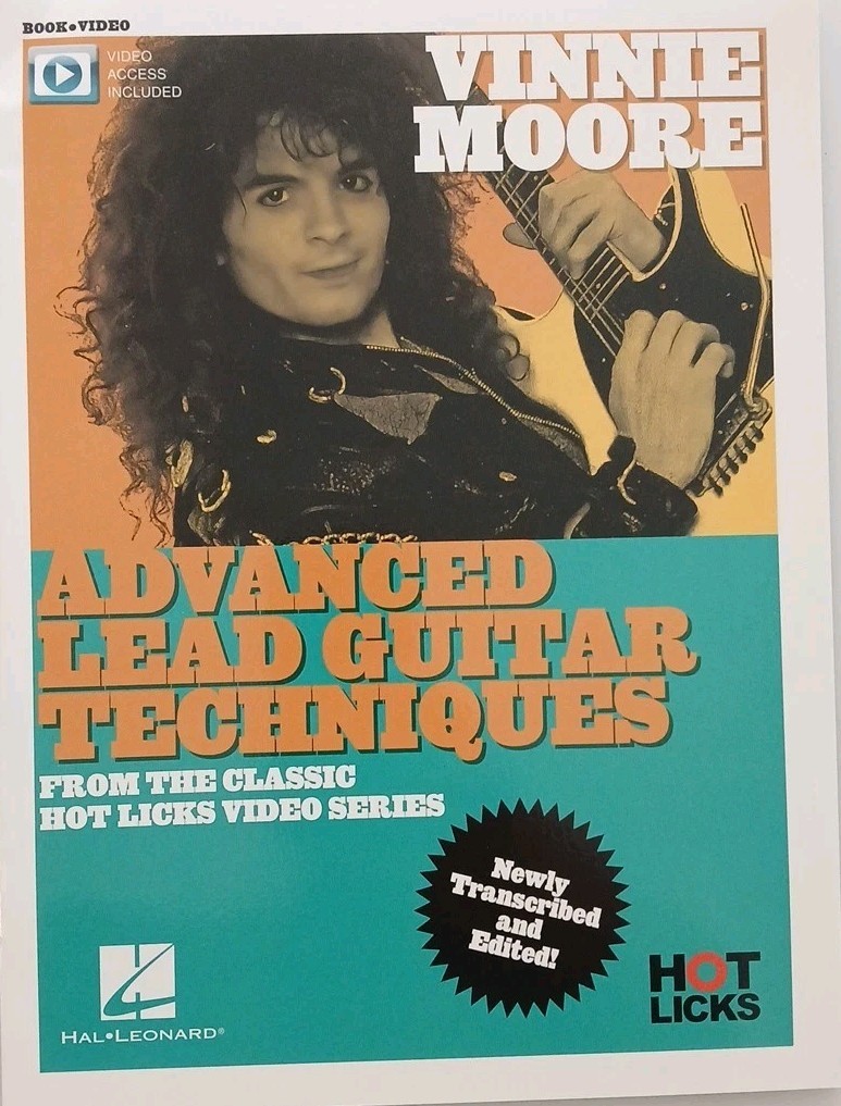 VINNIE MOOORE GUITAR TAB / TABLATURE / ONLINE ACCESS  / ADVANCED LEAD TECHNIQUE