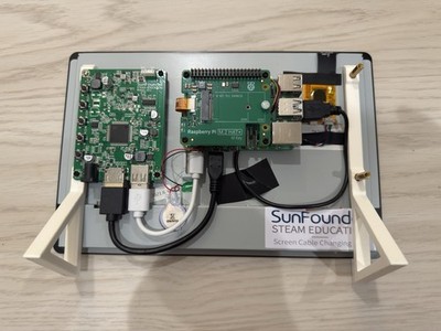 SunFounder Pi 5 4G RAM  512GB SD Cooling Fan RTC  5 M Key PCIe 11  Touchscreen 