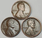 1924 P D S Lincoln Wheat Cents, (3) Penny Lot, Great For Albums - LH-24D