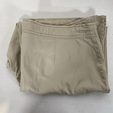 Esprit Womens Beige Business Lightweight Capri Dress Pants Size 12 Good Worn