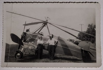 Pitcairn PA-24 Rotary Wing Autogiro 1930s Photo 5½ x 3½ Gyrocopter Helicopter