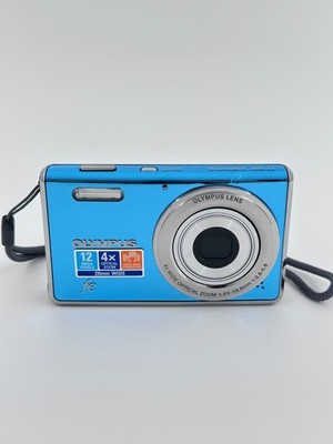 Olympus FE-4000 Digitalkamera Blau 12MP, 4fach optischer Zoom ohne Akku 