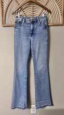 Good American Women  s Bootcut Jeans Regular Fit 5-Pocket Medium Wash Blue