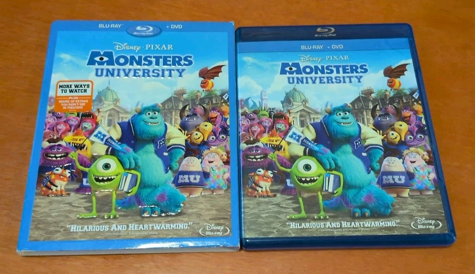 Monsters University Blu-ray Walt Disney Pixar Billy Crystal John Goodman - Image 2 of 4