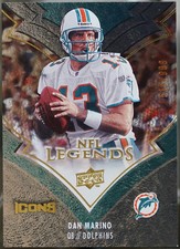 2008 Upper Deck Icons - NFL Legends Football Dan Marino #LEG6 NM