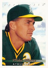 1993 Upper Deck - Mike Moore #182 Athletics