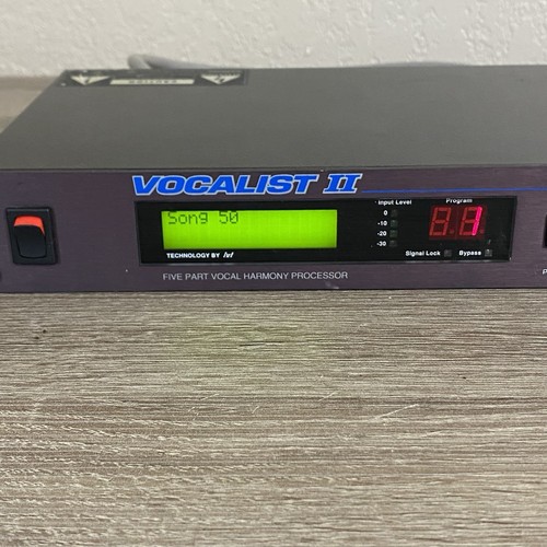 Digitech Vocalist II 5 Part Vocal Harmony Processor Tested/Works (No Power Cord) - Picture 2 of 10