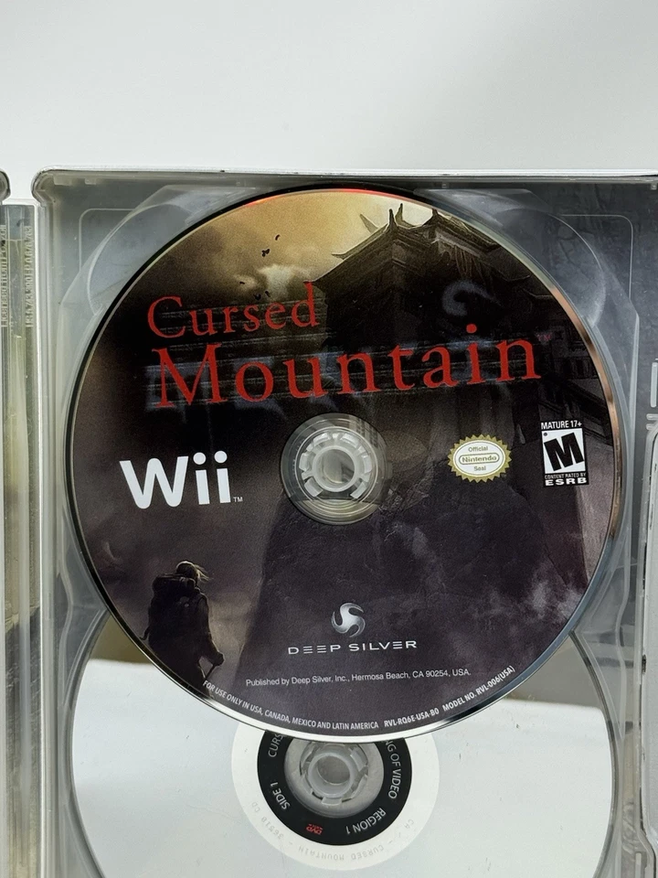Reacondicionado Cursed Mountain Edición Limitada Nintendo Wii Banda Sonora Completa CIB Foto 4 de 4