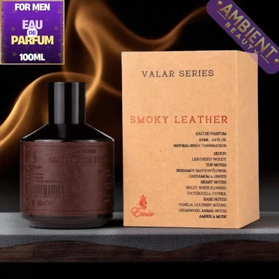 EMIR Smoky Leather Eau De Parfum 100ml by Paris Corner For Men BRAND NEW SEALED