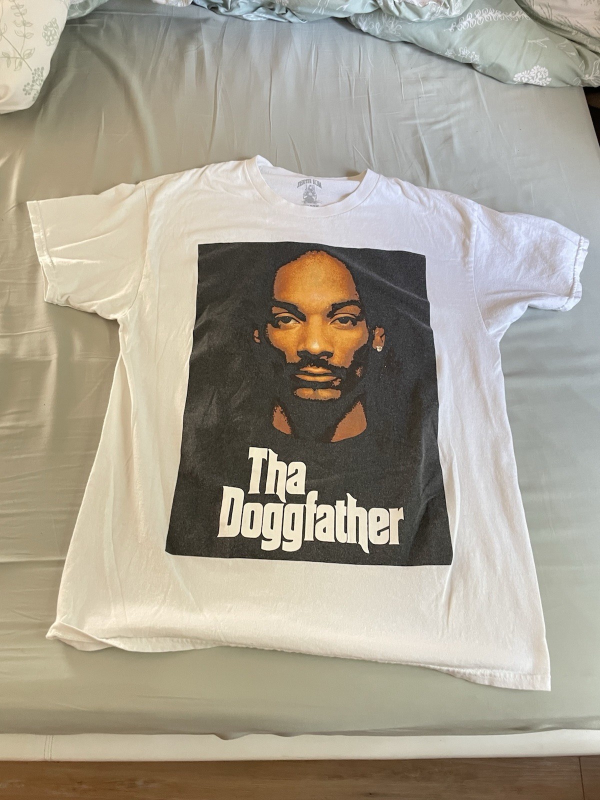 FILA T shirt bianca Death Row Records "Tha Doggfather" taglia large