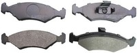 Vorderachse Denckermann B110214 Bremsbelagsatz, Scheibenbremse FüR Ford,Mazda