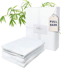 100 Viscose Derived from Bamboo Sheets Set Silky Soft like Silk Bed Sheets