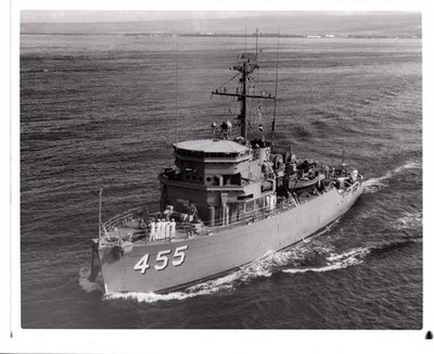 1967 US Navy Ocean Minesweeper MSO-455 USS Implicit 8x10 Original News Photo
