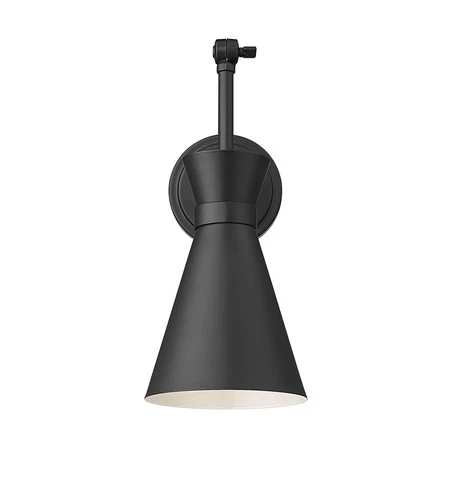 Z-Lite 351S Soriano 7" Tall Wall Sconce - Matte Black / Modern Gold - Picture 11 of 12