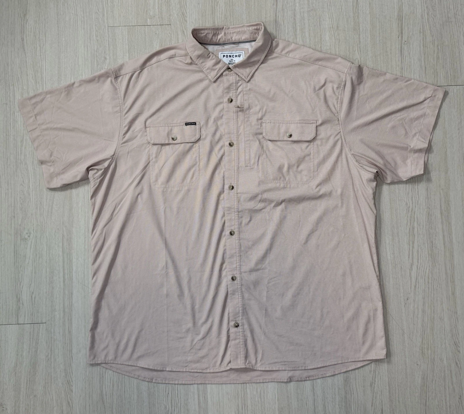 Poncho Outdoors ‘OG Rose Pink’ Original Short Sleeve Button Up Shirt XXL Vented
Opens in a new windo
