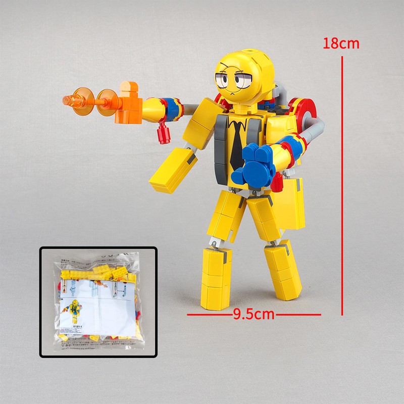 18cm Player No.1 with GrabPack Building Block Poppy Playtime