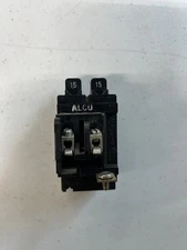 Circuit Breaker Pushmatic P1515  15 Amp Two 1 Pole Twin Duplex tested 15A