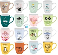 Sheepworld Kaffeetasse mit Spruch, Serie "Böse Becher", ca. 350ml, 33 Motive