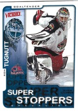 2001-02 Upper Deck Victory - Super Stoppers Ron Tugnutt #96 Columbus Blue Jacket
